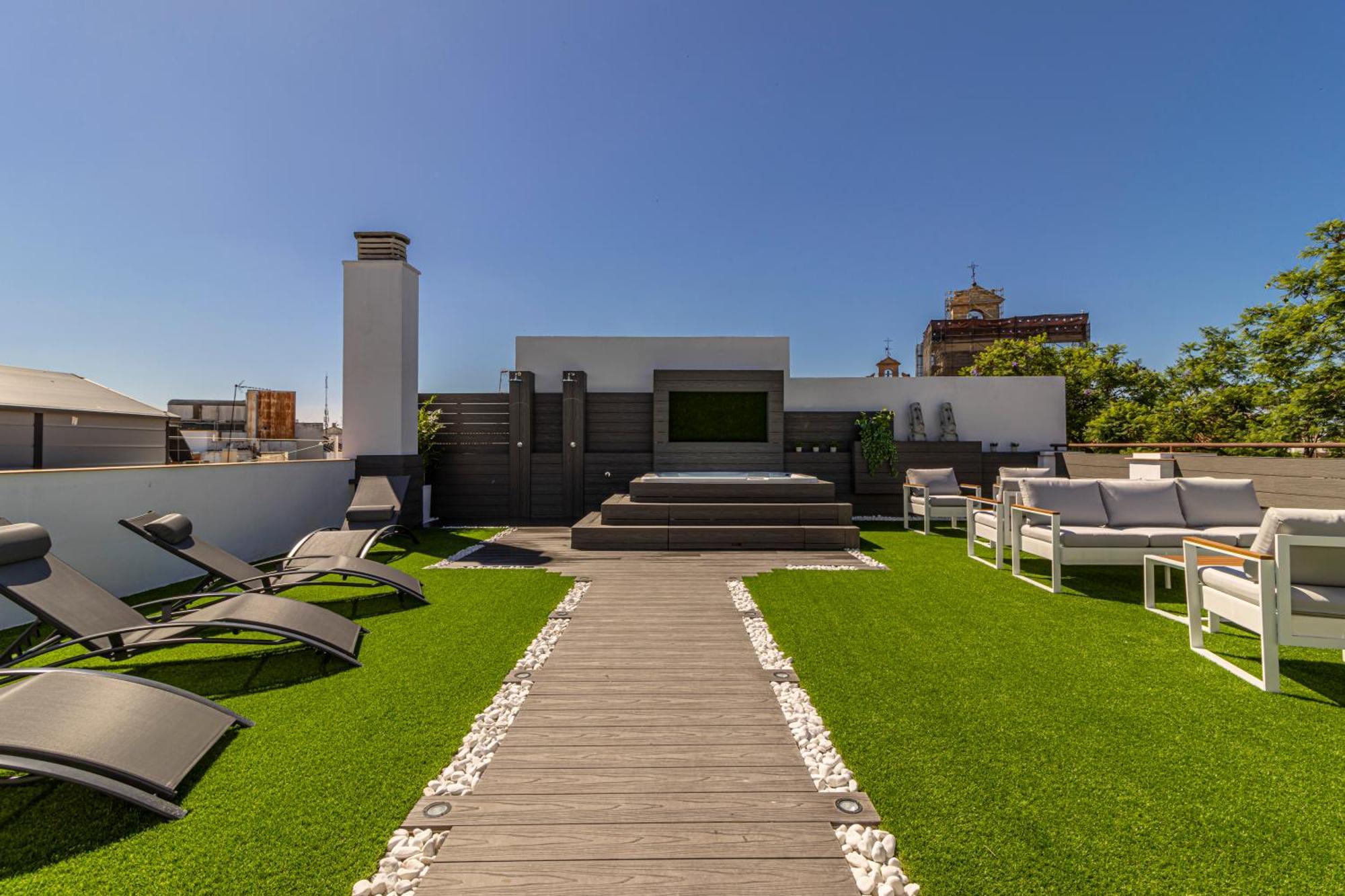 Allo Apartments Plateros Centro Jacuzzi Comunitario เฮเรซ เด ลาฟรอนเตรา ภายนอก รูปภาพ