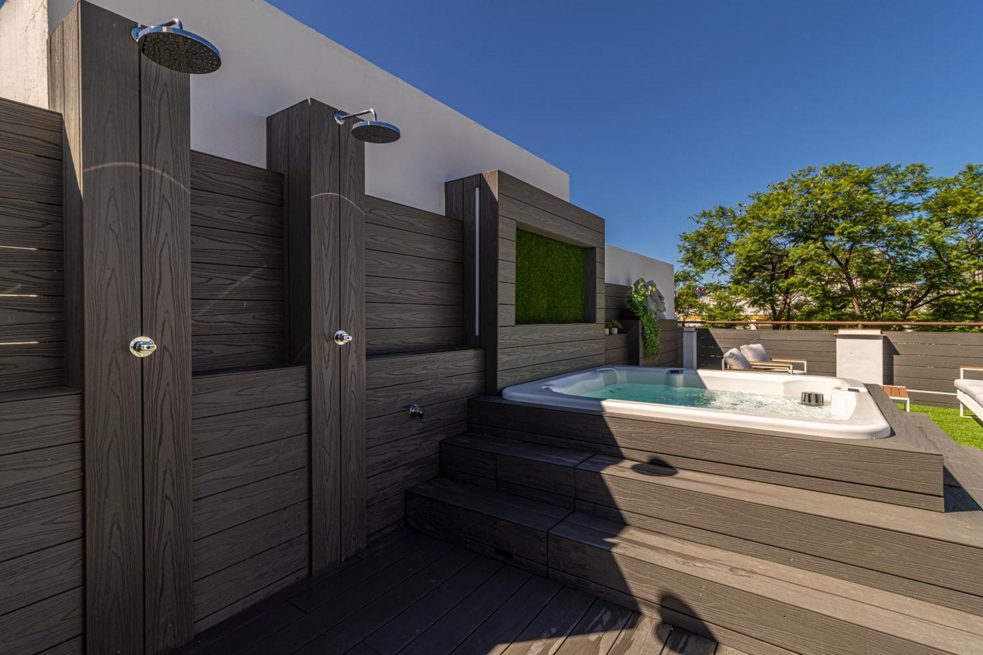 Allo Apartments Plateros Centro Jacuzzi Comunitario เฮเรซ เด ลาฟรอนเตรา ภายนอก รูปภาพ