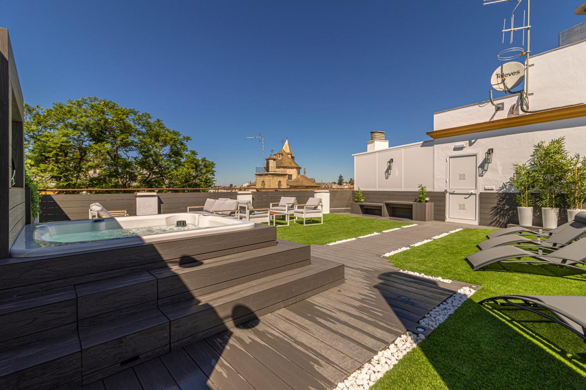 Allo Apartments Plateros Centro Jacuzzi Comunitario เฮเรซ เด ลาฟรอนเตรา ภายนอก รูปภาพ